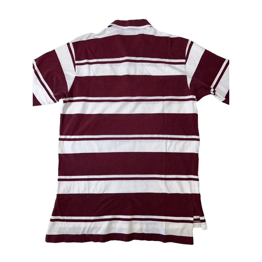 Vtg Ralph Lauren Polo Golf Shirt Short Sleeve XL Rugby Stripe Polo 90s Y2K - Picture 5 of 6